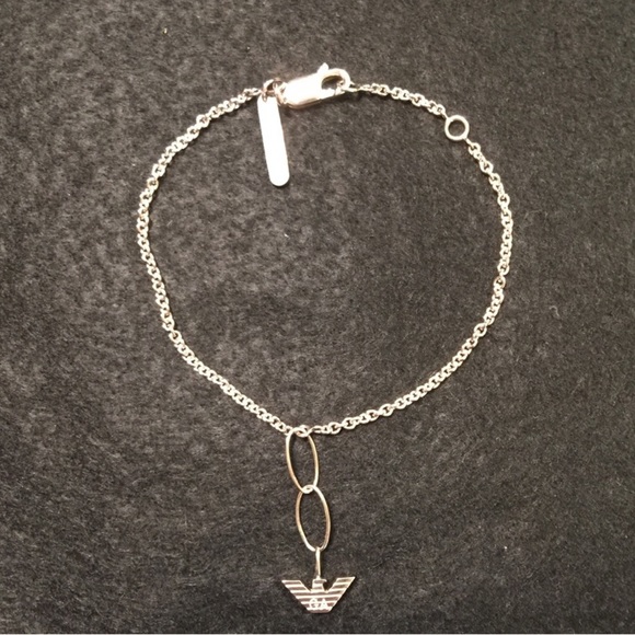 Emporio Armani Sterling Silver Bracelet - Picture 1 of 9